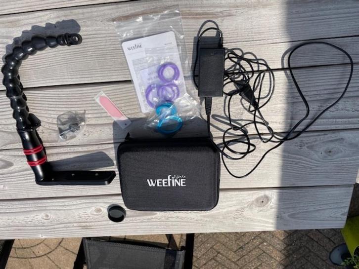 Weefine onderwater foto/videolamp incl. verstelbare arm, Watersport en Boten, Duiken, Zo goed als nieuw, Duiklamp, Ophalen
