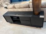 Zwart TV Meubel Showmodel 180cm, Huis en Inrichting, Kasten | Televisiemeubels, Ophalen, 150 tot 200 cm, Zo goed als nieuw, Minder dan 100 cm