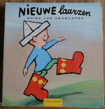 Nieuwe laarzen - Jan - Guido van Genechten - Kartonboek beschikbaar voor biedingen