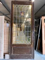 Losse glas in lood deur gebrandschilderd portret 291x121cm., Ophalen