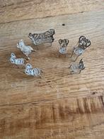 Miniatuur zilver meubilair bankje stoelen 7 stuks, Ophalen of Verzenden, Zilver