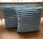 Kussenhoezen set 2x groot 2x klein NIEUW, Ophalen of Verzenden, Zo goed als nieuw, Blauw, Vierkant