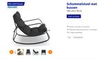 Schommelstoel met kussen - Action, Ophalen, Nieuw, Overige materialen