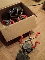 12x Bruns gereedschapklem ophanghaak ophangsysteem, Ophalen of Verzenden, Gebruikt