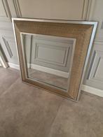 Eichholtz spiegel mirror cobra leer 100x100, Ophalen, Zo goed als nieuw, Rechthoekig