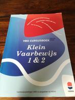 cursusboek klein vaarbewijs 1 & 2, Boek, Taal en Studie, Zo goed als nieuw, Ophalen