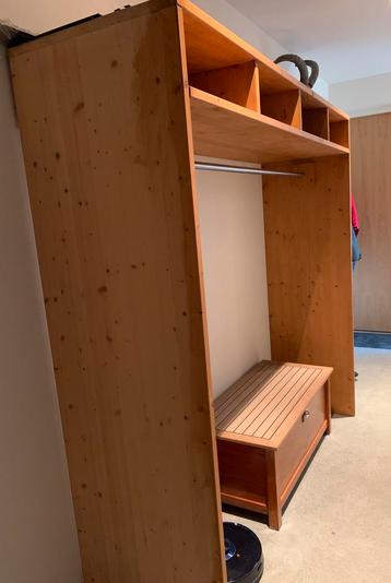 Houten kapstok, superstevig, handgemaakt beschikbaar voor biedingen