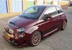 Fiat 500 1.4 Abarth Maserati Rood  (Nav,carbon, 180pk), Auto's, Fiat, Voorwielaandrijving, Zwart, 4 cilinders, Lederen bekleding