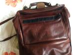 Bruin leren laptoptas., Ophalen, 16 inch, Gebruikt, Rugzak