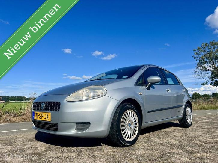 Fiat Punto 1.2 Classic Lusso, BJ 2006, APK, 5 deurs, Airco, Auto's, Fiat, Bedrijf, Te koop, Punto, ABS, Airbags, Airconditioning