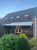 Groot knikarmscherm - 6m breed x 3m uitval, Tuin en Terras, Zonneschermen, Ophalen, Gebruikt, 450 cm of meer, Knikarmscherm