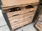 Zware Kwatliteit Houten Kisten Opslag Haardhout/ Kachelhout, Ophalen, 100 cm of meer, 60 cm of meer, Zo goed als nieuw