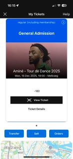Amine Ticket 15 December, Eén persoon, December