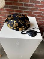 Piraten Bandana Goud/Zilver met ooglapje - verkleed kleding, Ophalen of Verzenden, Zo goed als nieuw, Jongen of Meisje