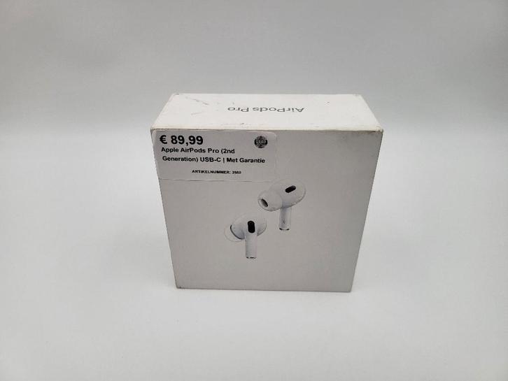 Apple AirPods Pro (2nd Generation) USB-C | Met Garantie, Telecommunicatie, Mobiele telefoons | Oordopjes, Gebruikt, In gehoorgang (in-ear)