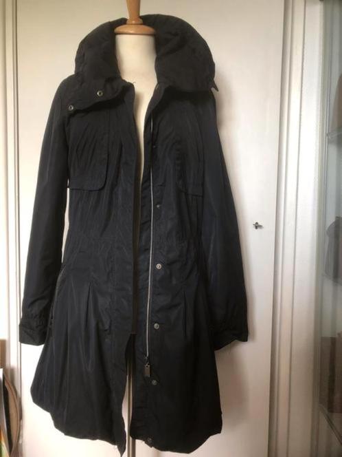RESET zwarte gewatteerde jas met grote kraag mt 40, Kleding | Dames, Jassen | Winter, Zo goed als nieuw, Maat 38/40 (M), Zwart