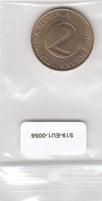 S19-EU1-0056 Slovenia 2 Tolarja 1993  KM5 UNC beschikbaar voor biedingen