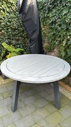 Tuin tafel 1,30, Tuin en Terras, Ophalen of Verzenden, Gebruikt, Rond, Hout