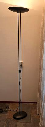 Stijlvolle zwarte vloerlamp dimbaar led, Ophalen, Zo goed als nieuw, Metaal, 200 cm of meer