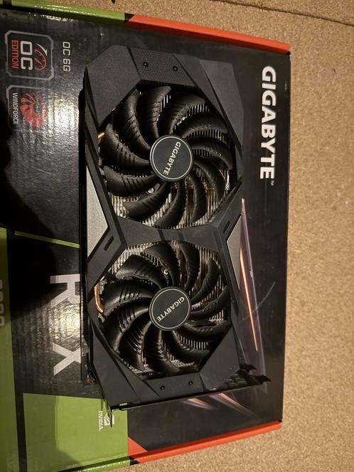 Gigabyte Geforce RTX 2060 6GB, Computers en Software, Videokaarten, Zo goed als nieuw, Nvidia, PCI, GDDR6, Ophalen of Verzenden