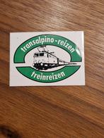 2598 Transalpino-reizen sticker, Ophalen of Verzenden, Gebruikt, Auto of Motor