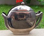 Vintage verzilverde theepotvormige servethouder, Ophalen