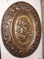 Antiek koperen wandbord, Antiek en Kunst, Antiek | Koper en Brons, Ophalen
