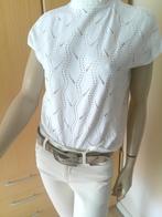 COTTON CLUB anjour offwhite stretchtop maat S, Overige kleuren, Verzenden, Korte mouw, Maat 36 (S)
