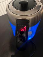 GOURMETmaxx Glazen Waterkoker 1.7L – RVS – LED, Witgoed en Apparatuur, 1 tot 2 liter, Ophalen of Verzenden, Zo goed als nieuw
