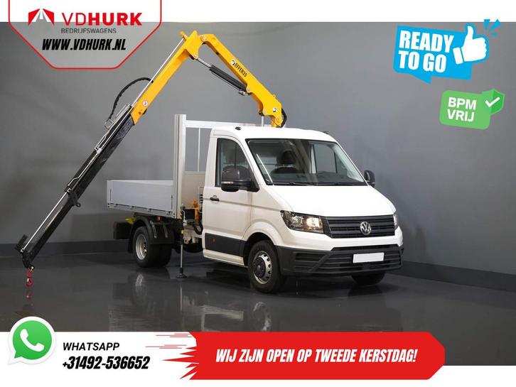 Volkswagen Crafter 50 165 pk Effer 352S Kraan/ Crane/ Kran/, Auto's, Bestelauto's, Bedrijf, Te koop, ABS, Airbags, Airconditioning