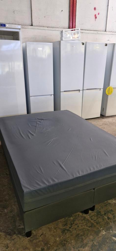 10x Boxspring 140x200 incl. incontinentie matras., Gebruikt, Tweepersoons, Modern, 140 cm