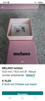 MELANO TWISTED RING maat 52 in nieuwstaat, Sieraden, Tassen en Uiterlijk, Bedels, Ophalen of Verzenden, Zo goed als nieuw, Zilver