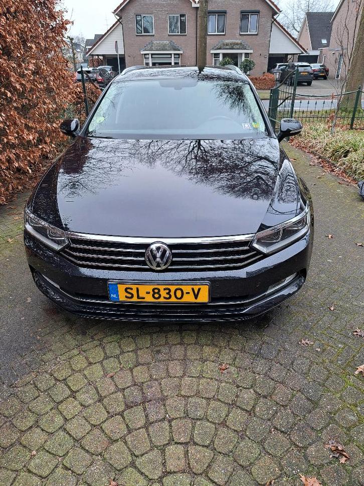 Volkswagen Passat 1.6 TDI 88KW BMT Variant DSG 2017 Zwart, Auto's, Volkswagen, Particulier, Passat, ABS, Achteruitrijcamera, Adaptieve lichten