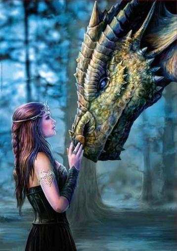 Educa Anne Stokes - Bluebell Blue - 1000 stukjes beschikbaar voor biedingen