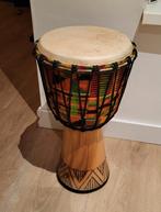 Nette djembe (Afrikaanse trommel) incl. draagtas, Muziek en Instrumenten, Percussie, Ophalen of Verzenden, Gebruikt, Trommel