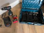 Zeer nette Professionele bosch gsr 14 4 v li met 3 accu’s., Ophalen of Verzenden, Zo goed als nieuw, Boor- en Schroefmachine, Variabele snelheid