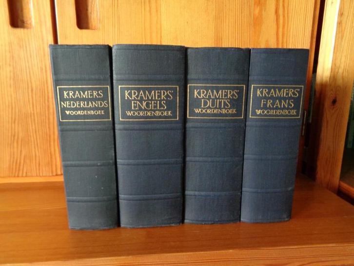 4 Kramers woordenboeken uit 1954 en 1955, Boeken, Woordenboeken, Gelezen, Kramers, Ophalen