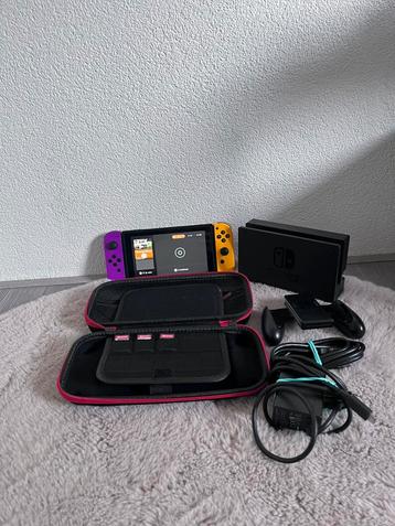 Nintendo switch met 3  spellen beschikbaar voor biedingen