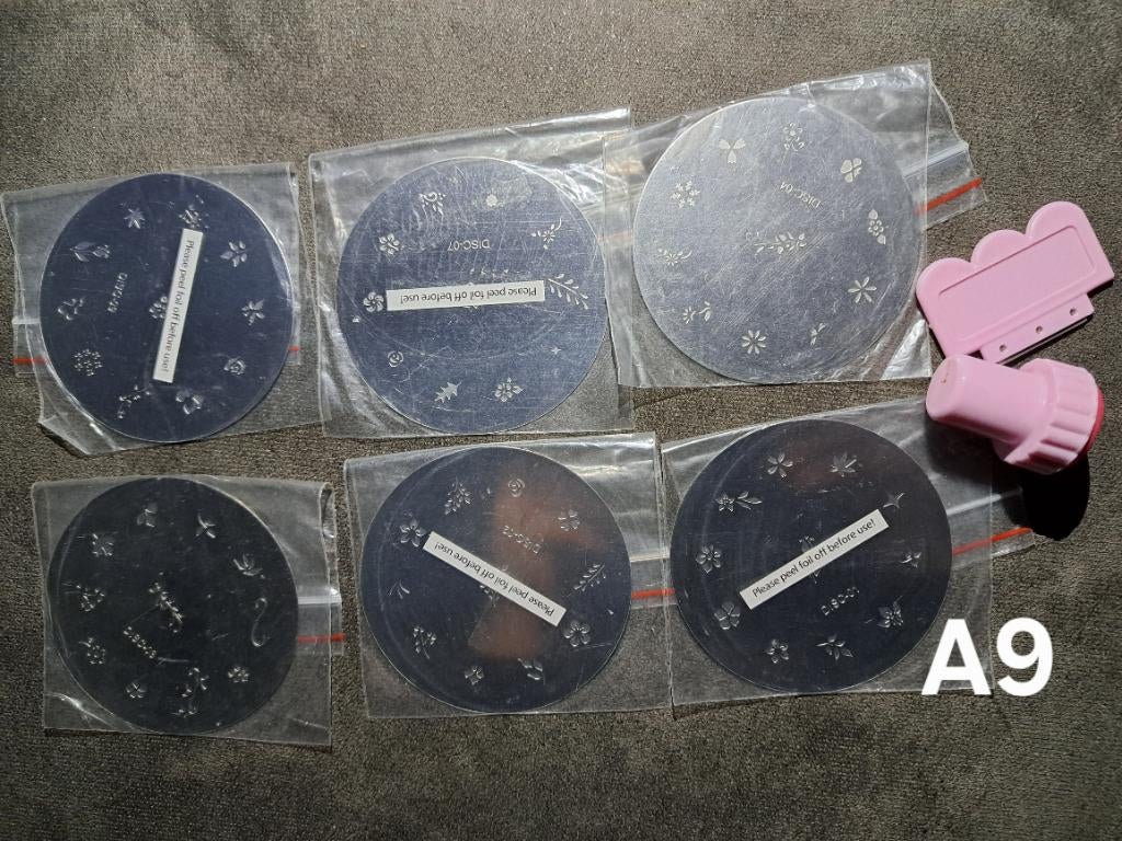 Stamping plates stempel platen nailart 15 stuks, Nieuw, Ophalen of Verzenden, Toebehoren, Handen en Nagels