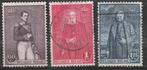 K145 Belgie 1930 100 jaar onafhankelijkheid 284 286  gestemp, Verzenden, Gestempeld
