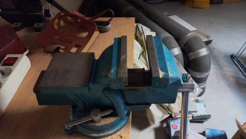 Bankschroef Powerfix GPA GS, Doe-het-zelf en Verbouw, Werkbanken, Gebruikt, Minder dan 70 cm, Bankschroef, Ophalen