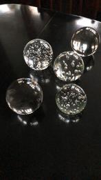 Glazen kristallen bollen., Ophalen of Verzenden
