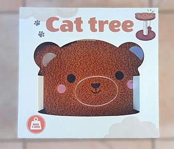 Leuk klein bruin krabpaaltje met speeltje - 25,5 x 28cm beschikbaar voor biedingen