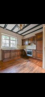 Houten Hoekkeuken MOET SNEL WEG Zelf demonteren, voor 05-02, Huis en Inrichting, Keuken | Complete keukens, Ophalen, Gebruikt