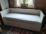 Ikea bed, Hemnes wit, Ophalen, Gebruikt, Wit, Tweepersoons