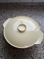 Mepal serveerschaal deksel zacht geel 22 cm vintage retro, Caravans en Kamperen, Kampeeraccessoires, Ophalen of Verzenden, Gebruikt