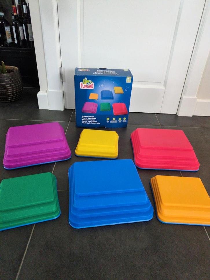 Playland Balanceerstenen - Zo goed als nieuw!, Kinderen en Baby's, Speelgoed | Buiten | Los speelgoed, Ophalen of Verzenden