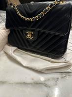 Chanel Classic Chevron Small Double Flap Zwart, Ophalen of Verzenden, Zo goed als nieuw, Zwart, Handtas