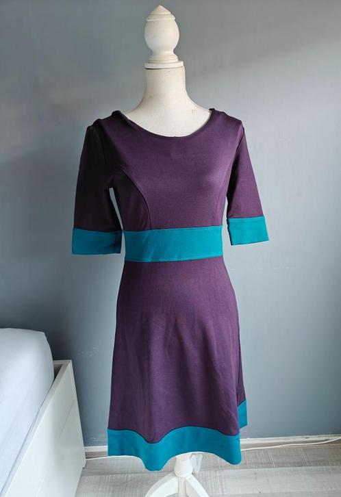 Jurk Ibolya, Kleding | Dames, Jurken, Gedragen, Maat 38/40 (M), Paars, Knielengte, Ophalen of Verzenden