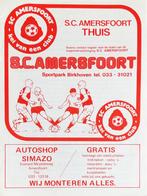 Programmaboekje SC Amersfoort-EVV Eindhoven seizoen 81-82, Verzamelen, Ophalen of Verzenden, Zo goed als nieuw, Ajax, Spelerskaart